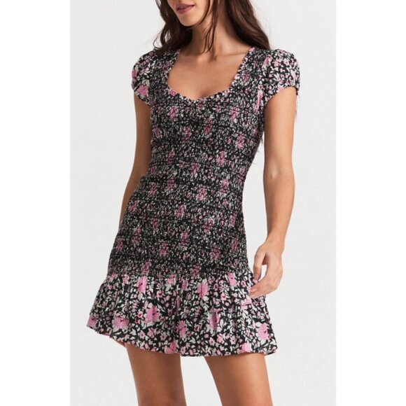 💕LOVESHACKFANCY💕 Trevor Dress ~ Raspberry Spice Latte Large L NWT - Picture 9 of 16